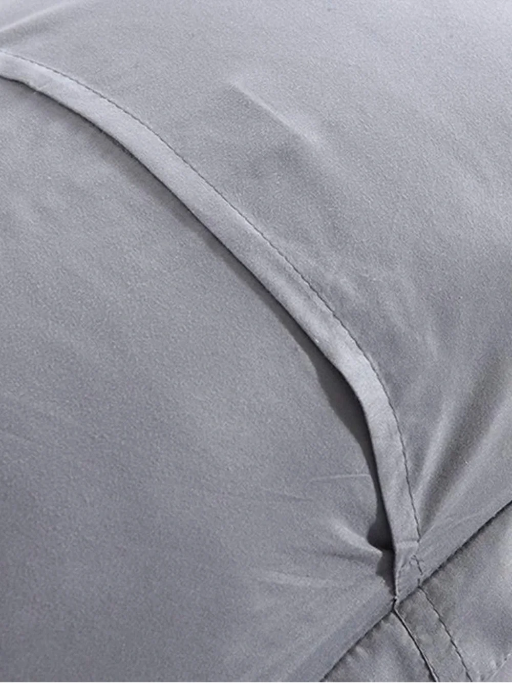 Grey 2 pillow shams